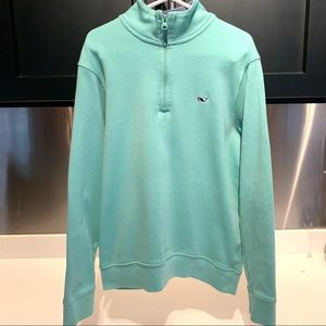 Vineyard Vines Boys Saltwater 1/4 zip pullover M
